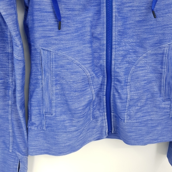 The North Face Kirata Full Zip Hoodie Jacket Blue Thumbholes Women's Small - Picture 5 of 10